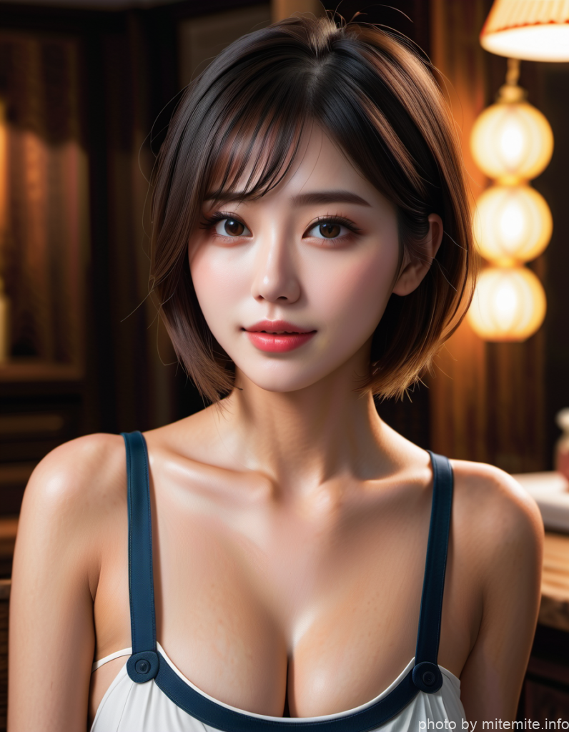 肩出しトップスを着た女性のポートレート