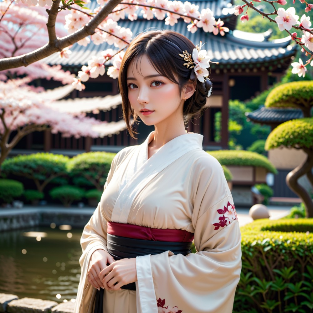伝統と洗練が交わる、日本美人の優雅な美