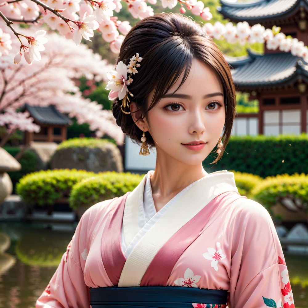 伝統と洗練が交わる、日本美人の優雅な美