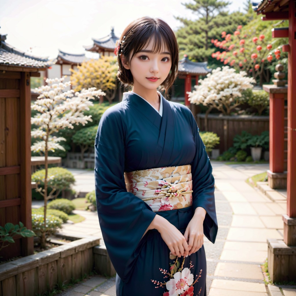 四季折々の美、着物美人が紡ぐ京都の調べ