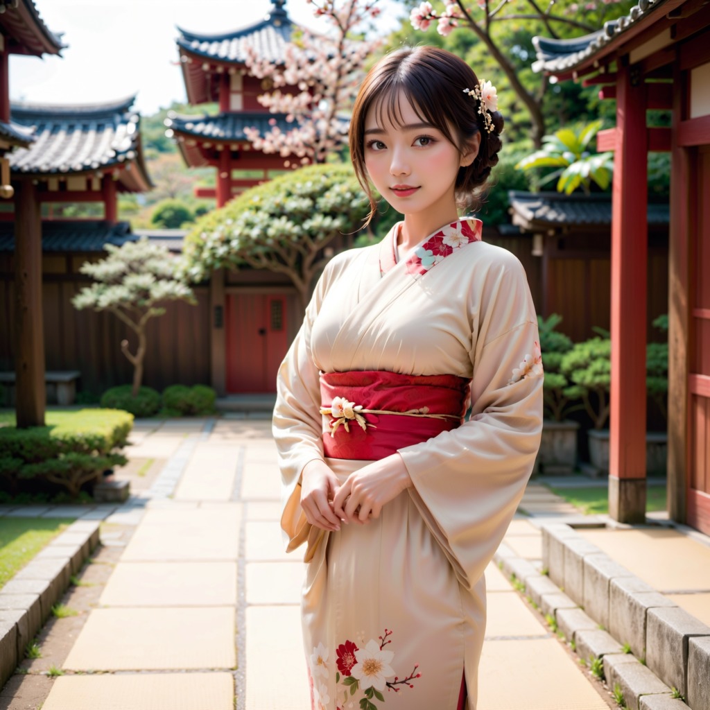 四季折々の美、着物美人が紡ぐ京都の調べ