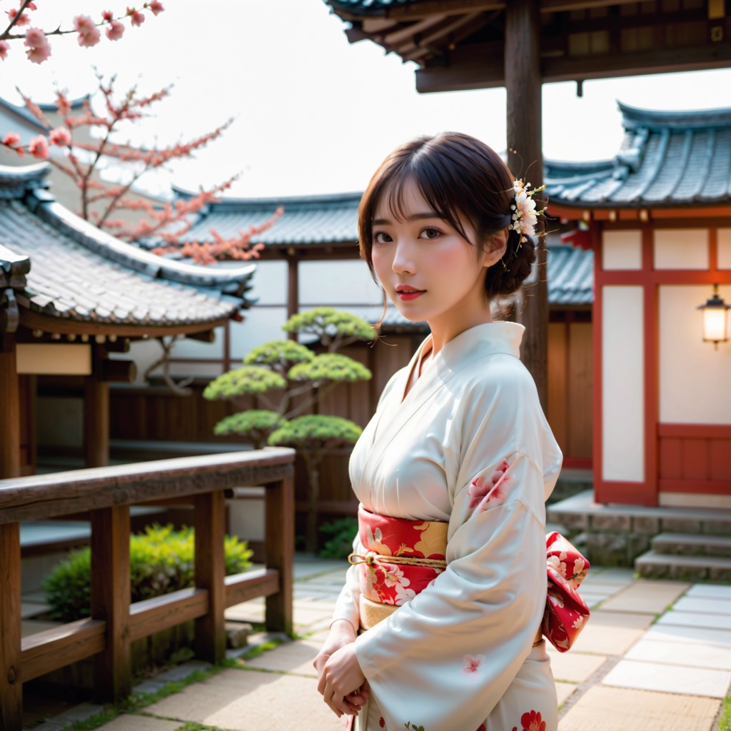 四季折々の優雅さ、京都の街を彩る着物美人たち