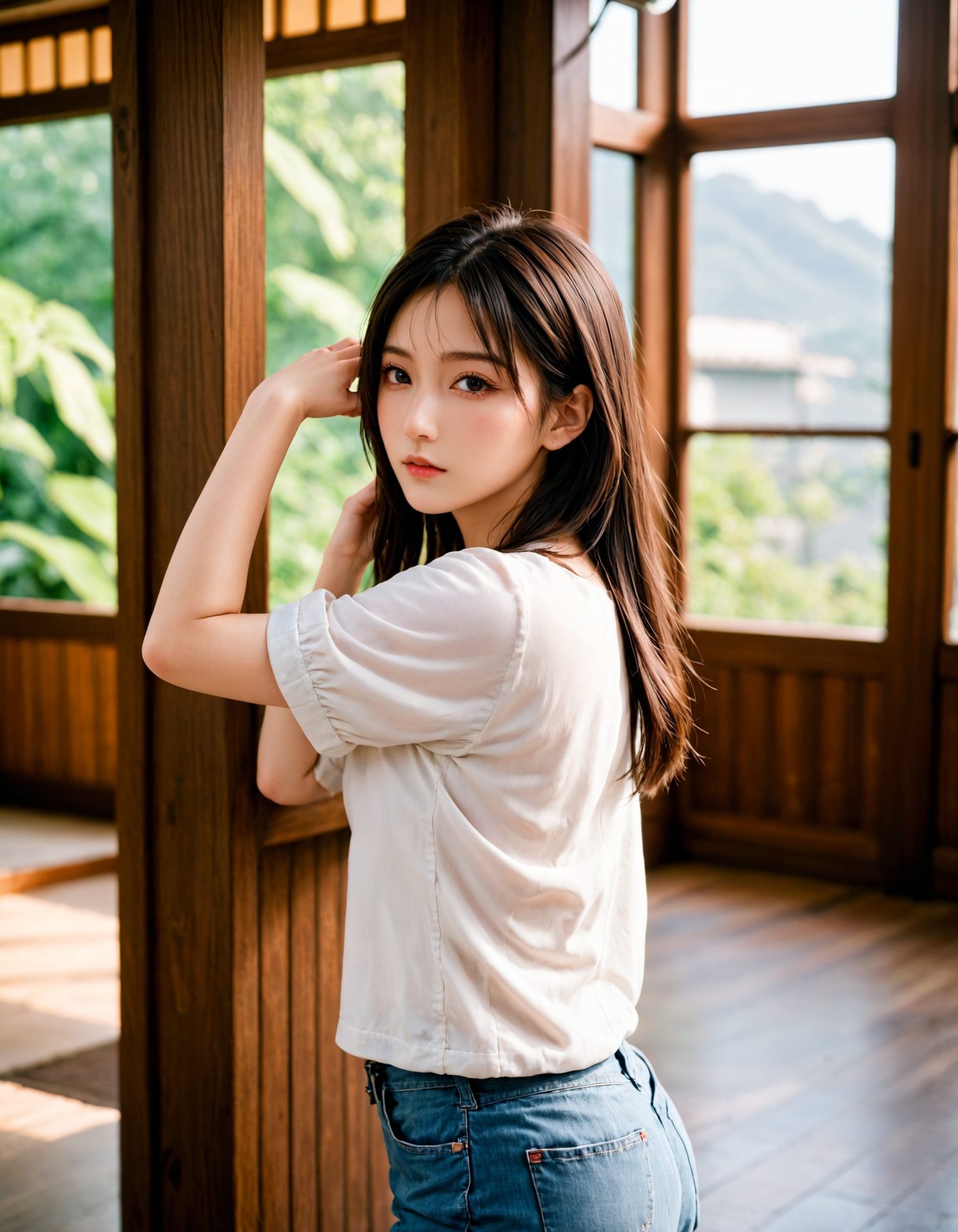 442 自然光が差し込む空間でのリラックスした瞬間。 | キカイノキレイ