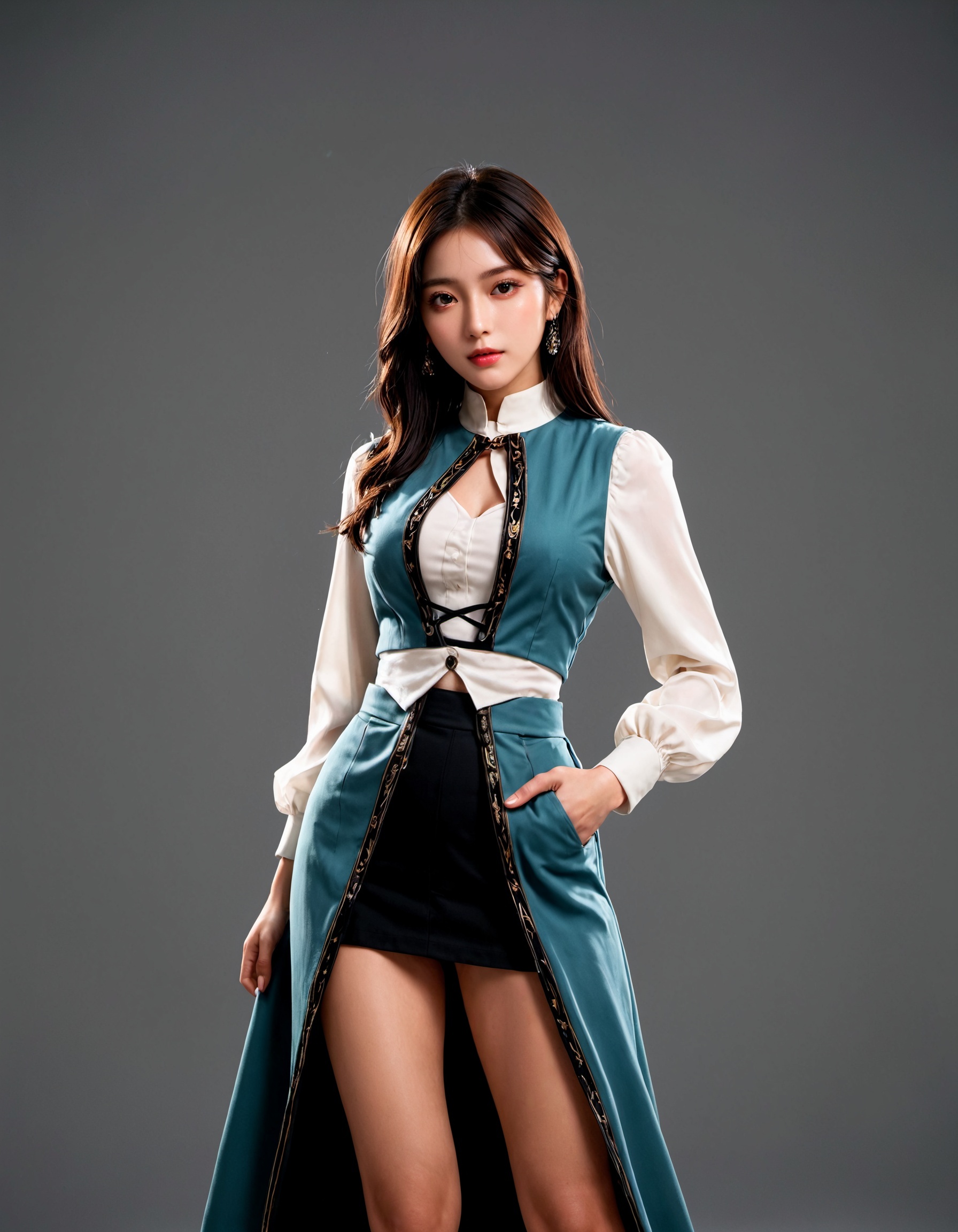 454 エレガントなデザインのコスチューム、魅力的なシルエット。 | キカイノキレイ