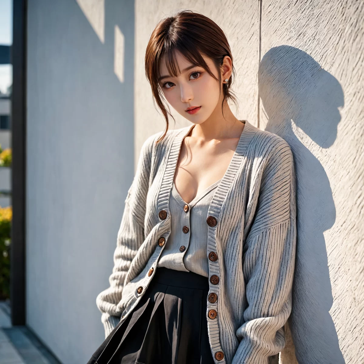 733 彼女感ハンパない！光と影が美しい「アンニュイAI美女」に癒やされる