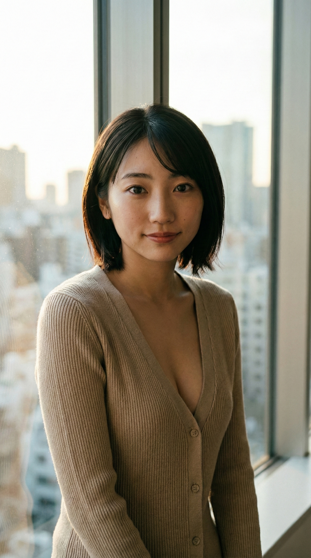 759 濡れ髪×視線にドキッ。雨上がりのような透明感AI美女 | キカイノキレイ