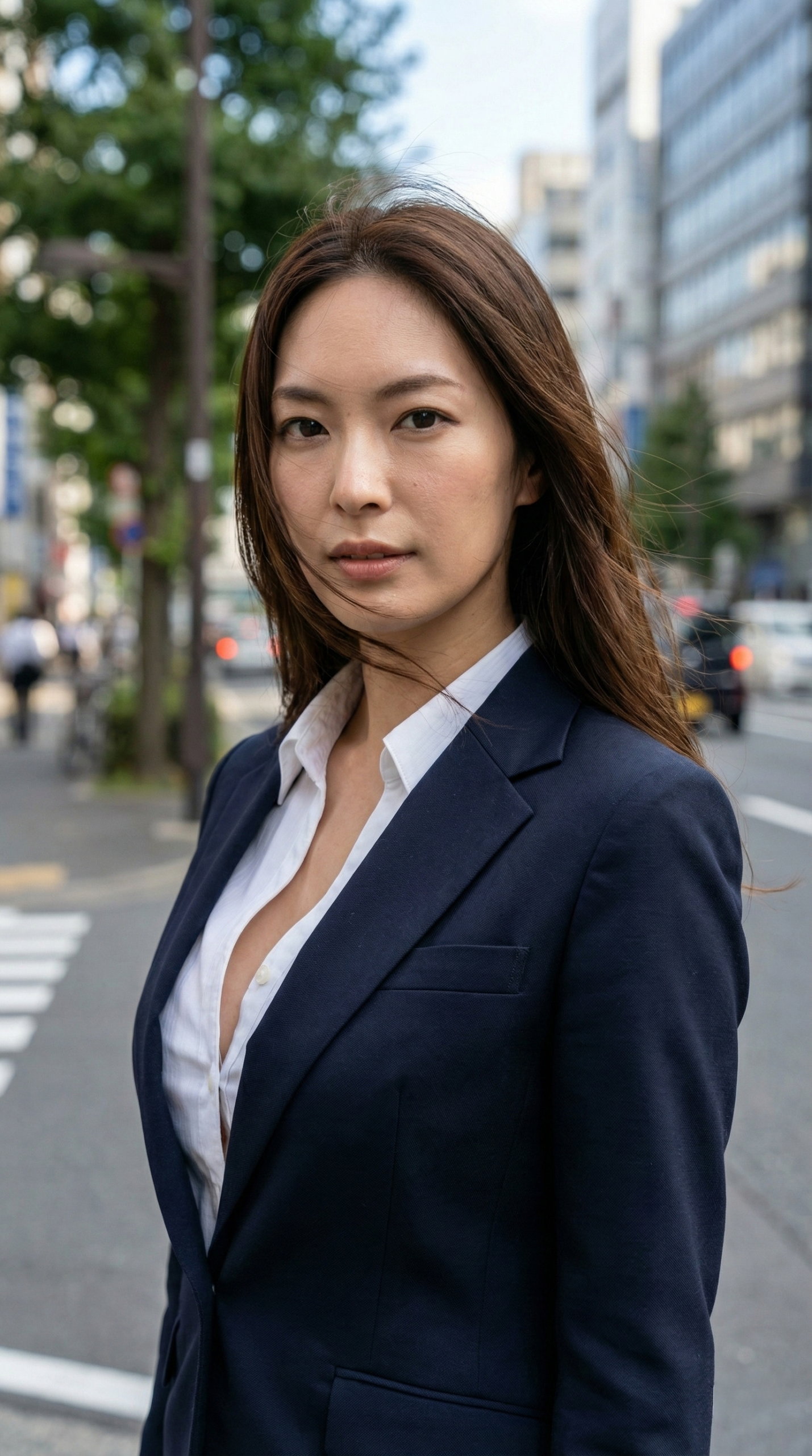 ビジネススーツを着た女性